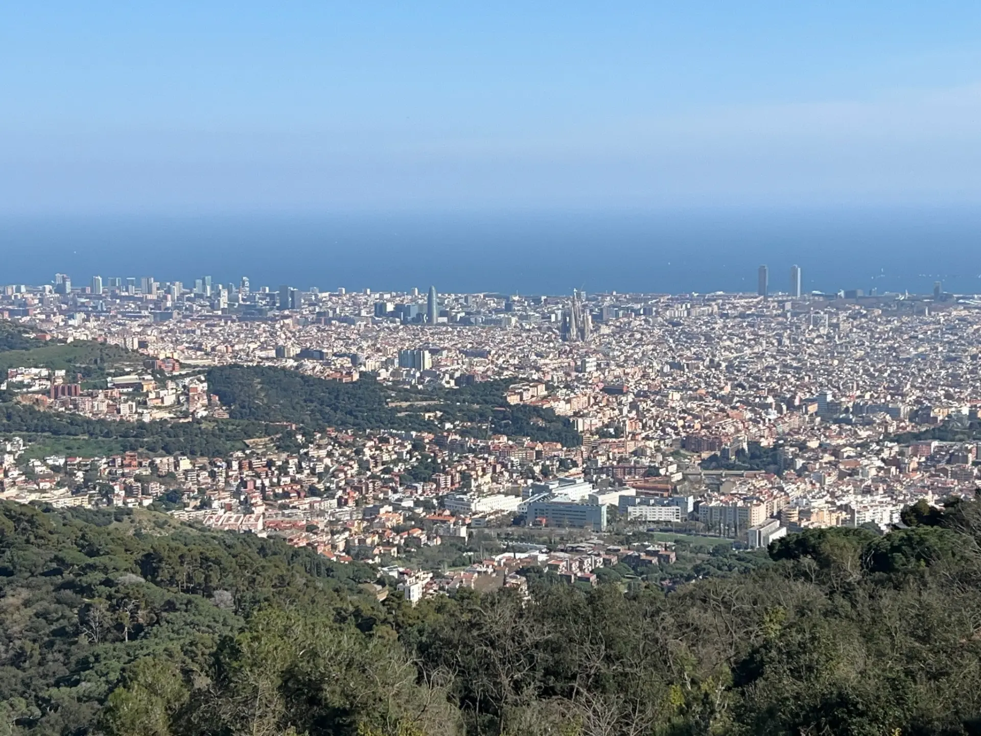 Panorama von Barcelona